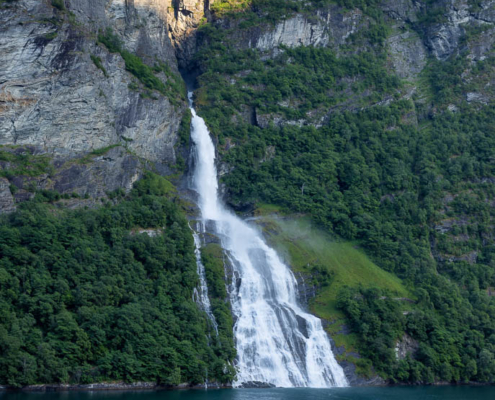 Wasserfall "Freier" im Geirangerfjord