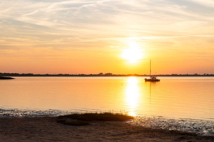 Sonnenuntergang in Dangast am Jadebusen