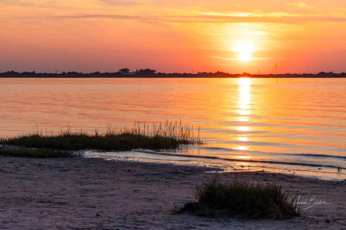 Sonnenuntergang in Dangast am Jadebusen