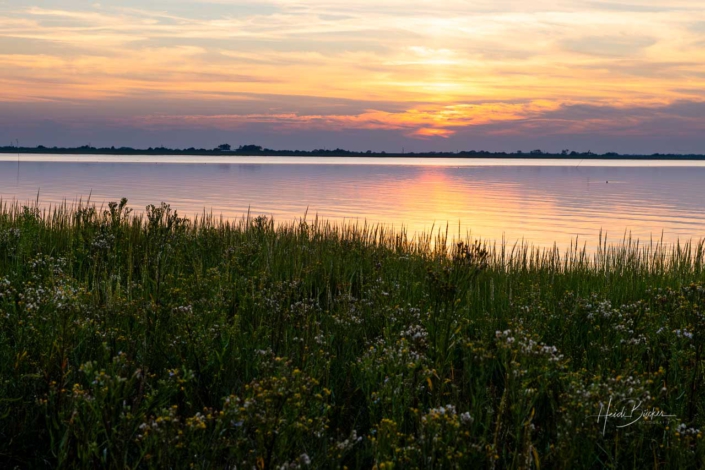 Sonnenuntergang in Dangast am Jadebusen