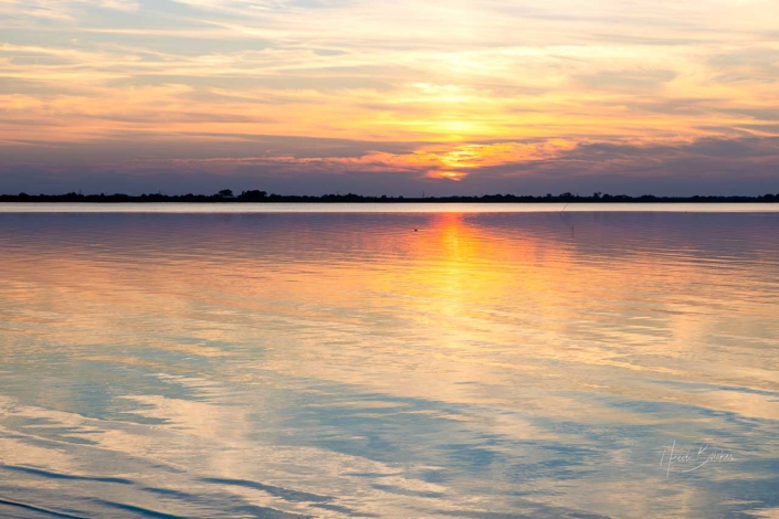 Sonnenuntergang in Dangast am Jadebusen