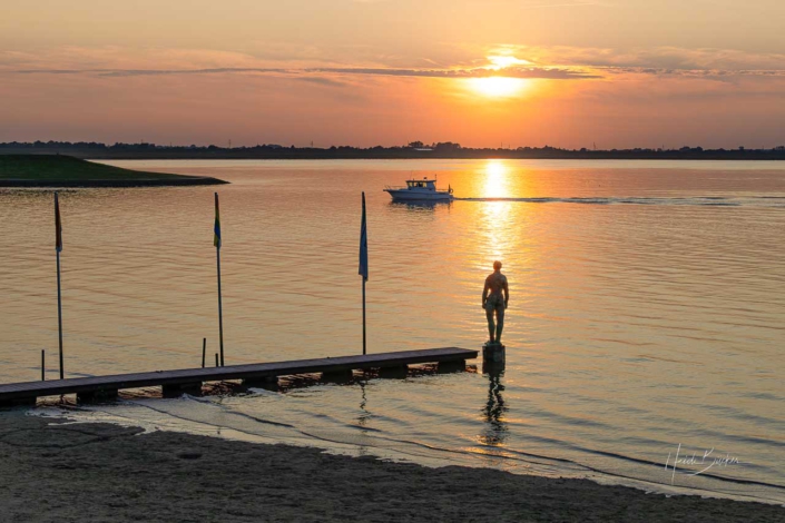 Sonnenuntergang in Dangast am Jadebusen