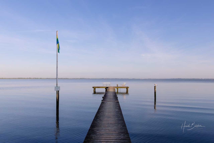 Holzsteg am Strand von Dangast