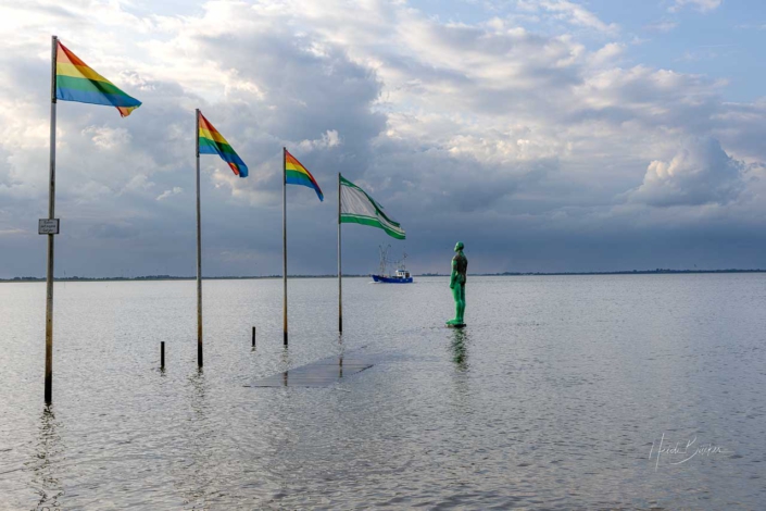 Die Jade am Kurhausstrand in Dangast